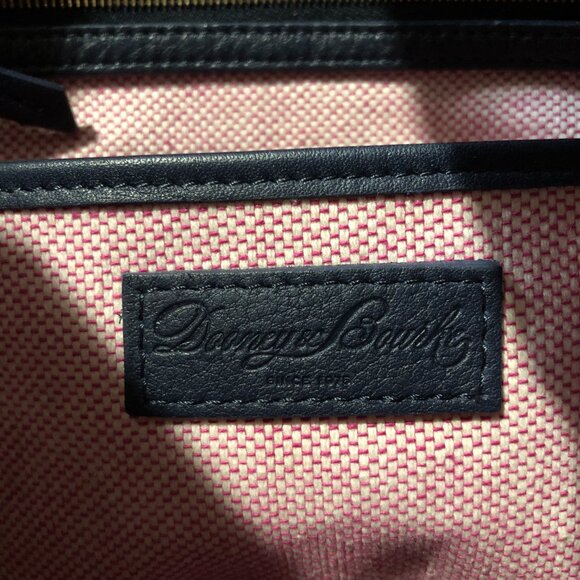 Dooney & Bourke Pebbled Grain Leather Portofino Hobo Navy Shoulder Bag - Picture 14 of 16